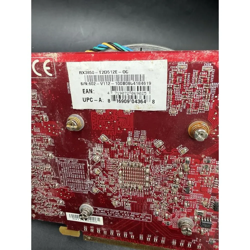 MSI Radeon HD 3850 PCI-E ATI RX3850-T2D512E-OC 512MB GDDR3 OC Graphics Card C25